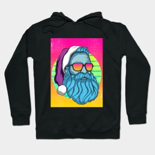 Santa in Shades Hoodie